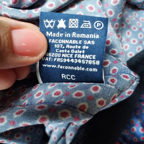 Faconnable Silk Handkerchief Mini Skirt Size 16 - Picture 9 of 9